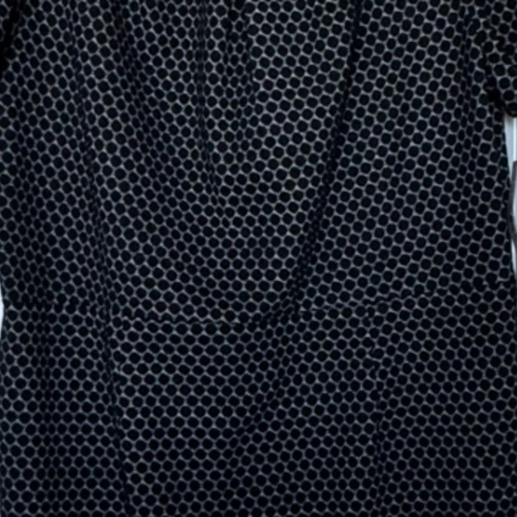 Maggy London short sleeve black & white jacquard dress (US18) Travel capsule! - Picture 8 of 8